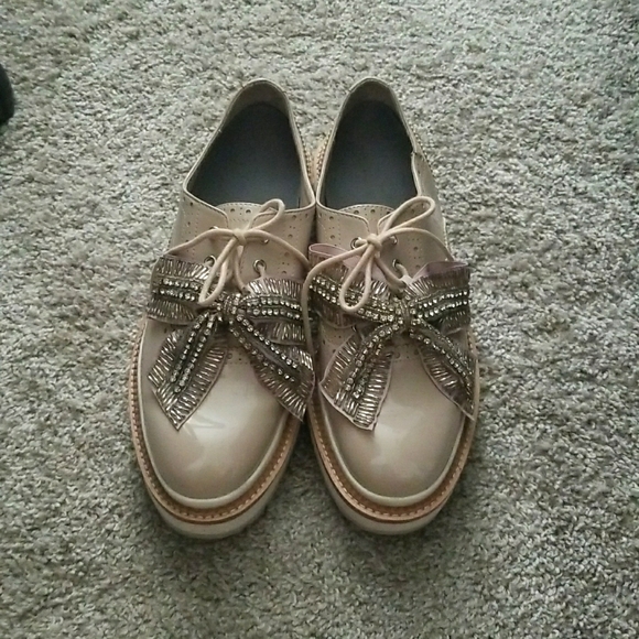 Zara Oxfords platform shoes